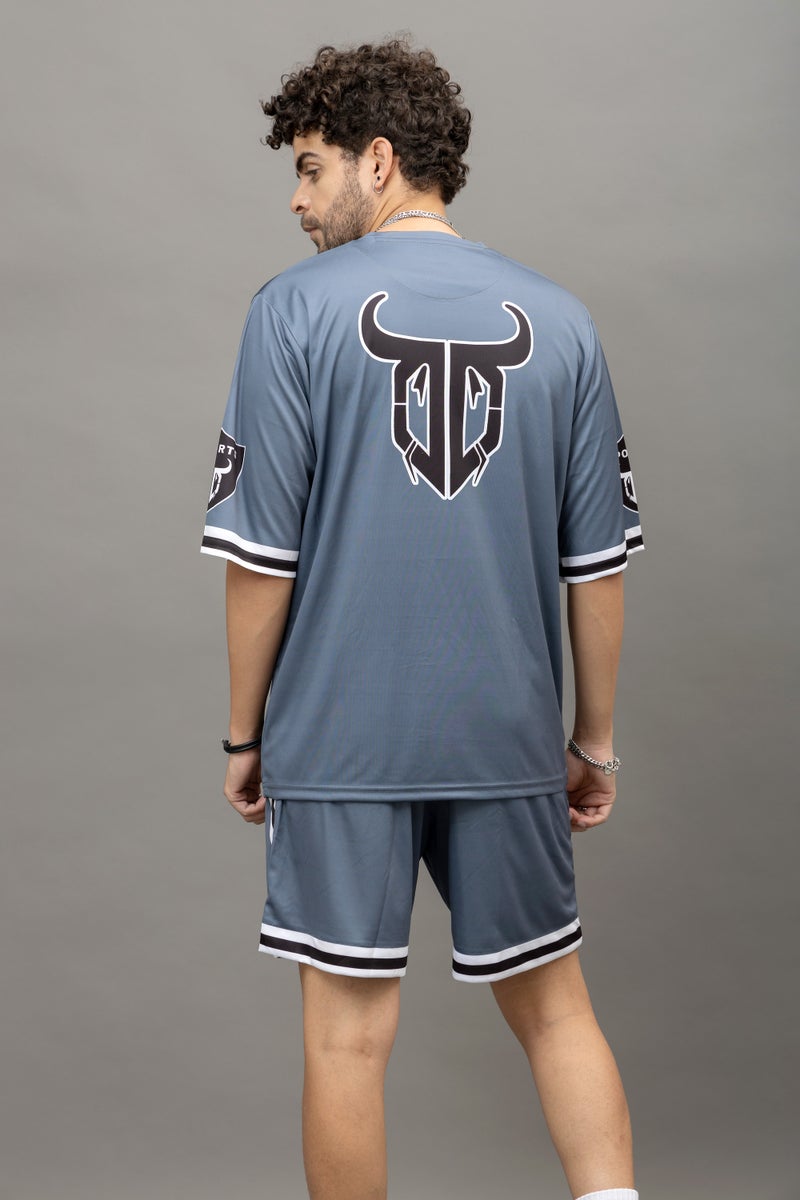 Go Devil Sports Grey Co-Ord Set For Men - Image 2